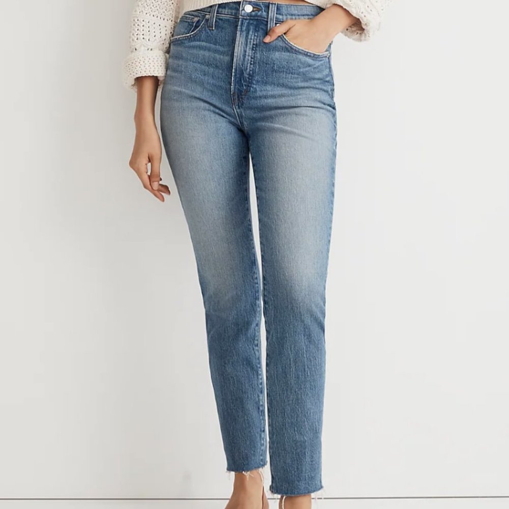 Madewell Perfect Vintage Jeans with Raw Hem